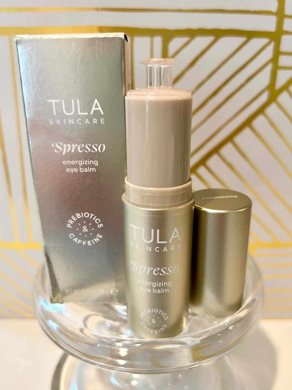 ✨ TULA Skincare Espresso Energizing Eye Balm | Cappuccino | Full Size | NIB